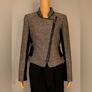 🌷WHITE HOUSE BLACK MARKET MOTO JACKET SZ6